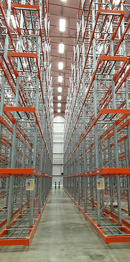 A clean and organised warehouse following Locus's warehouse cleaning